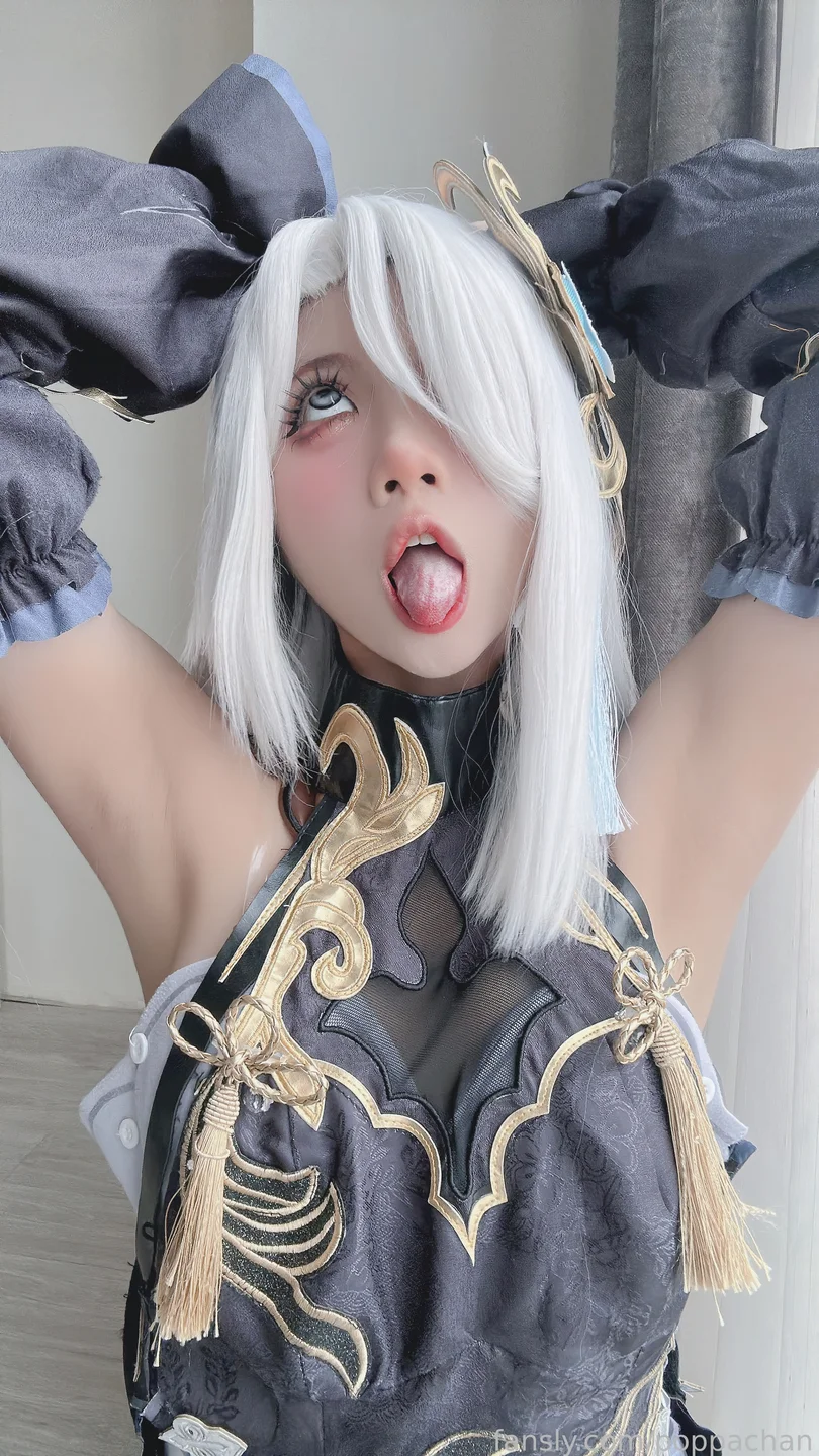 PoppaChan - Shenhe [28P-298MB] tg@simisebaisi 【丝足阁】009.webp